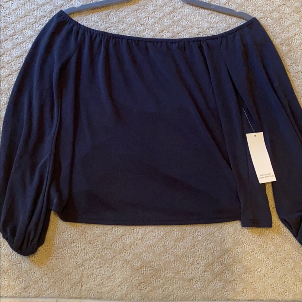 TOBI off the shoulder top